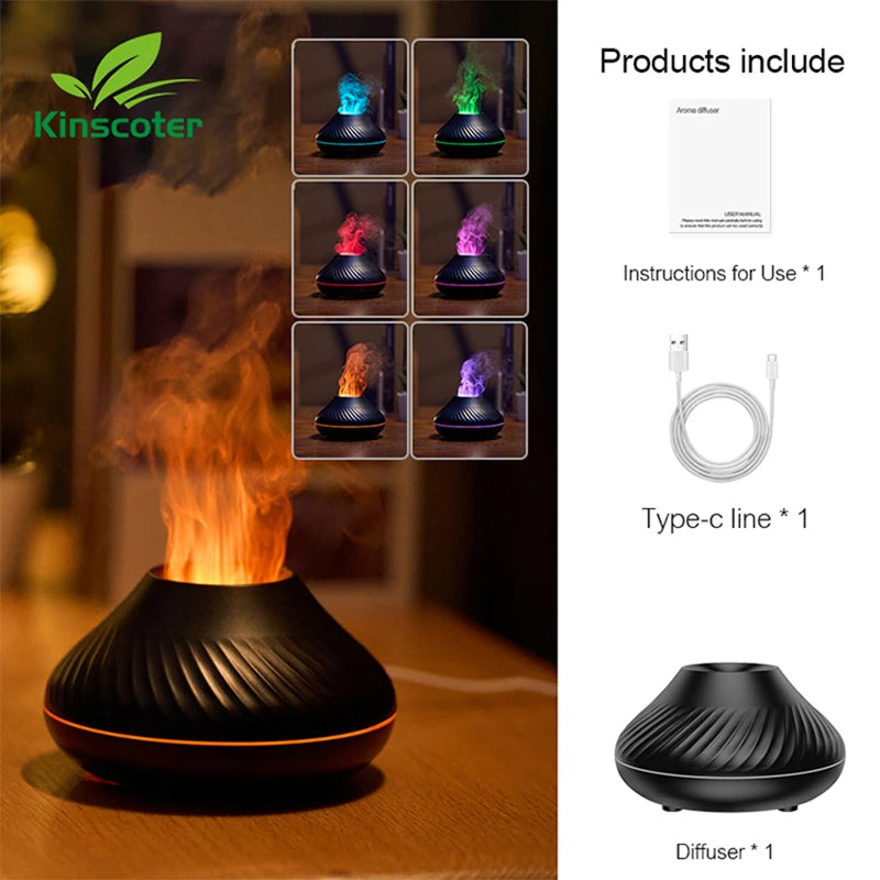 Volcano Flame Aroma Diffuser & Humidifier