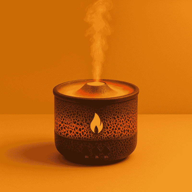 Aptelior LavaMist™ – Volcano Flame Aroma Diffuser