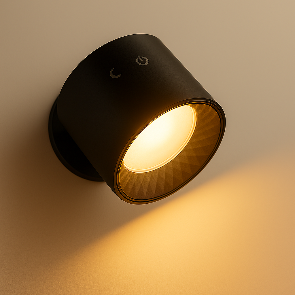 Double-Head Touch Wall Light (USB, Remote, 360°)