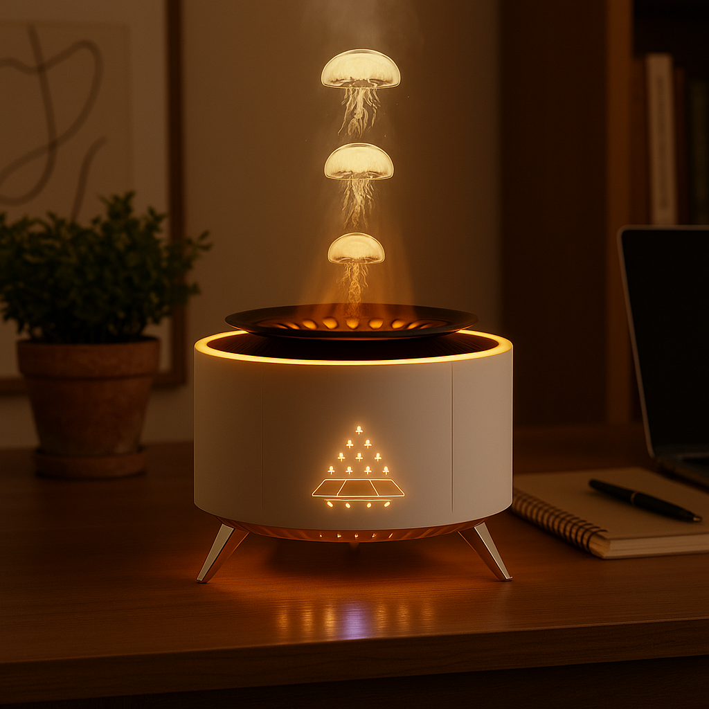 Jellyfish Glow Aroma Diffuser (350ml)