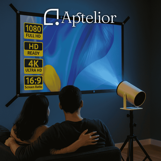 Aptelior ViewFold™ – Foldable HD Projector Screen