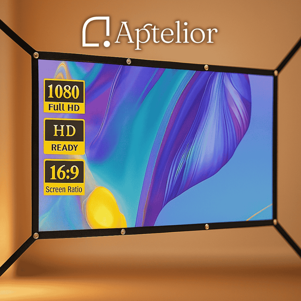 Aptelior ViewFold™ – Pantalla de proyector HD plegable