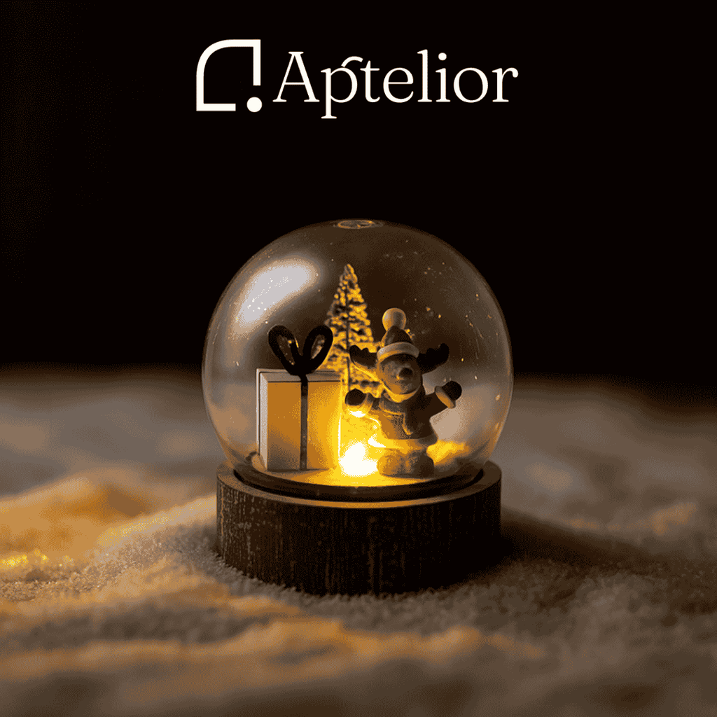 Aptelior GlimSphere™ – LED Christmas Decorative Ball Light (Warm White)