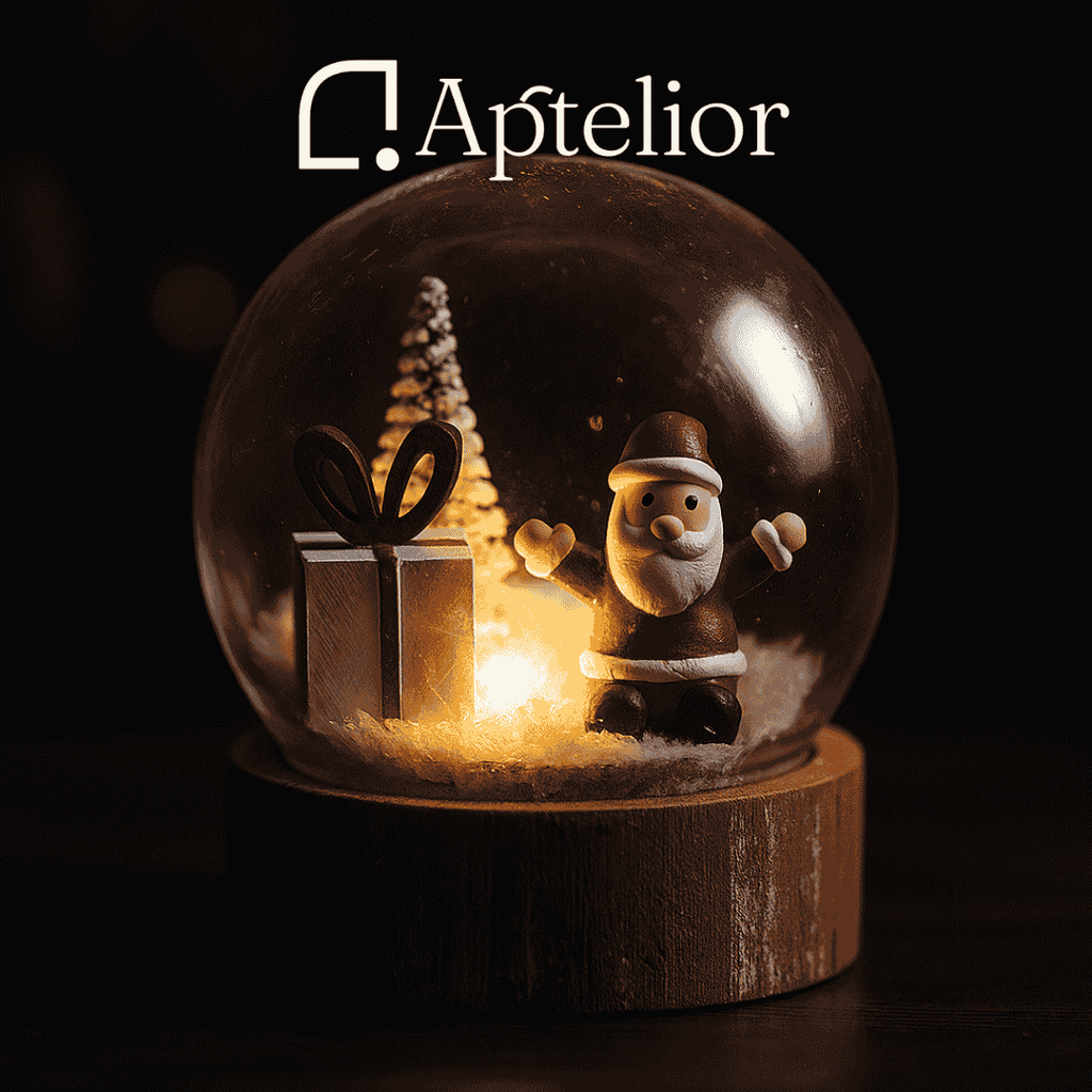Aptelior GlimSphere™ – LED Christmas Decorative Ball Light (Warm White)