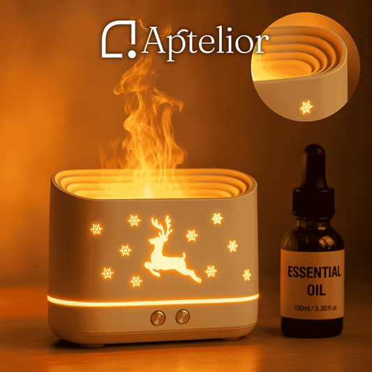 Aptelior EmberGlow™ – Original Flame Effect Aromatherapy Humidifier