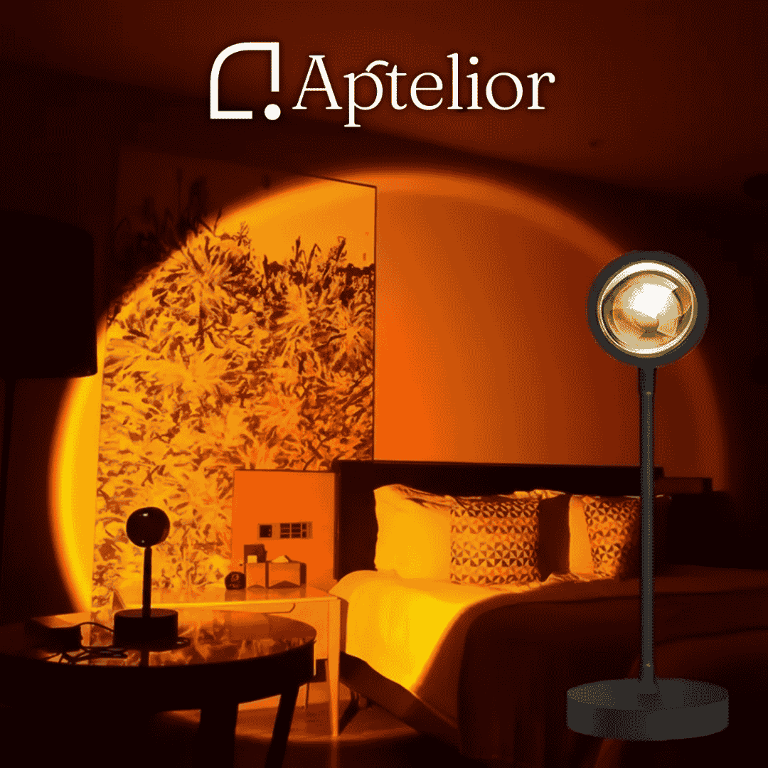 Aptelior SolAura™ – LED Sonnenuntergangsprojektor Atmosphärenlampe