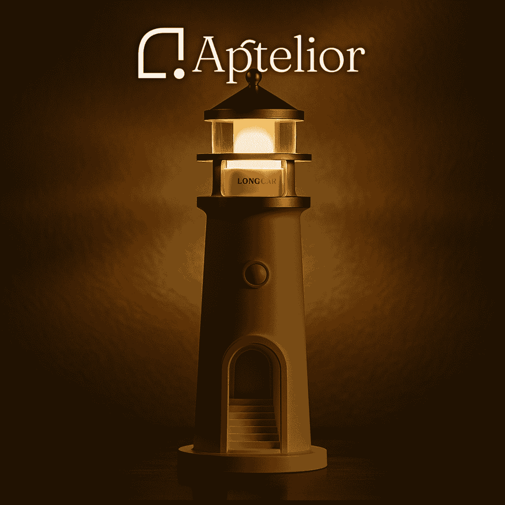 Aptelior MoonLight™ – Projektionslampe mit Bewegungsmelder und Bluetooth-Musik