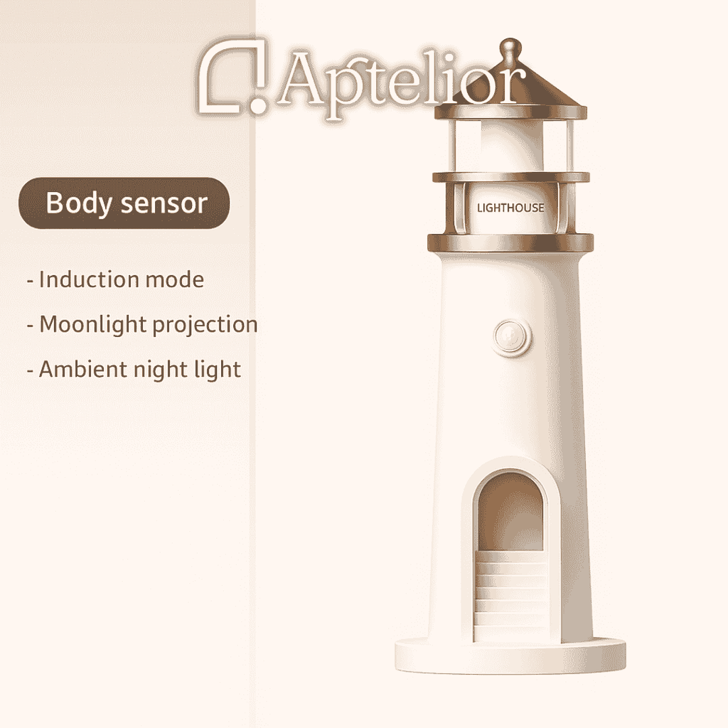 Aptelior MoonLight™ – Projektionslampe mit Bewegungsmelder und Bluetooth-Musik