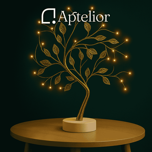 Aptelior RoséaTree™ – LED Rose Leaf Fairy Table Lamp