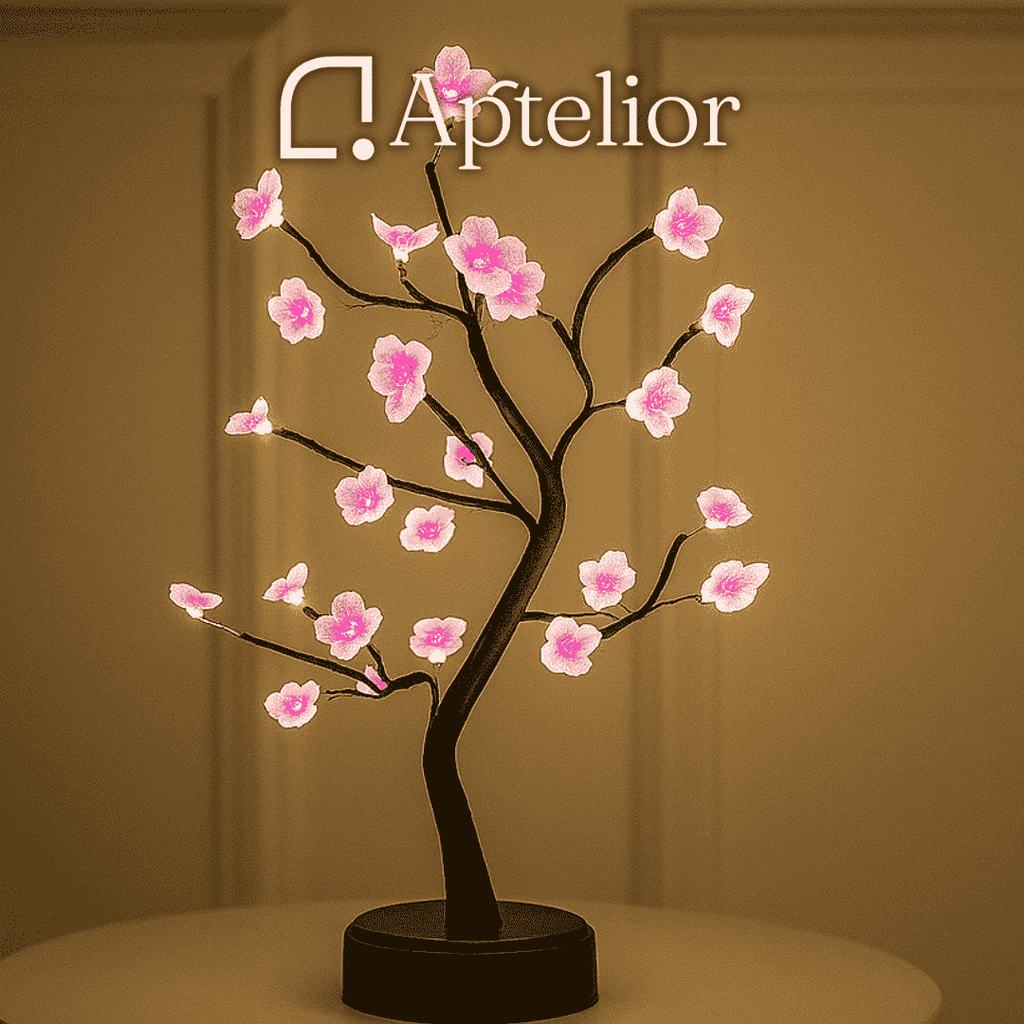 Aptelior RoséaTree™ – LED Rose Leaf Fairy Table Lamp