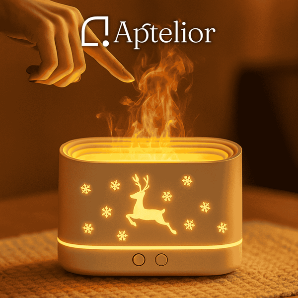 Aptelior EmberGlow™ – Original Flame Effect Aromatherapy Humidifier