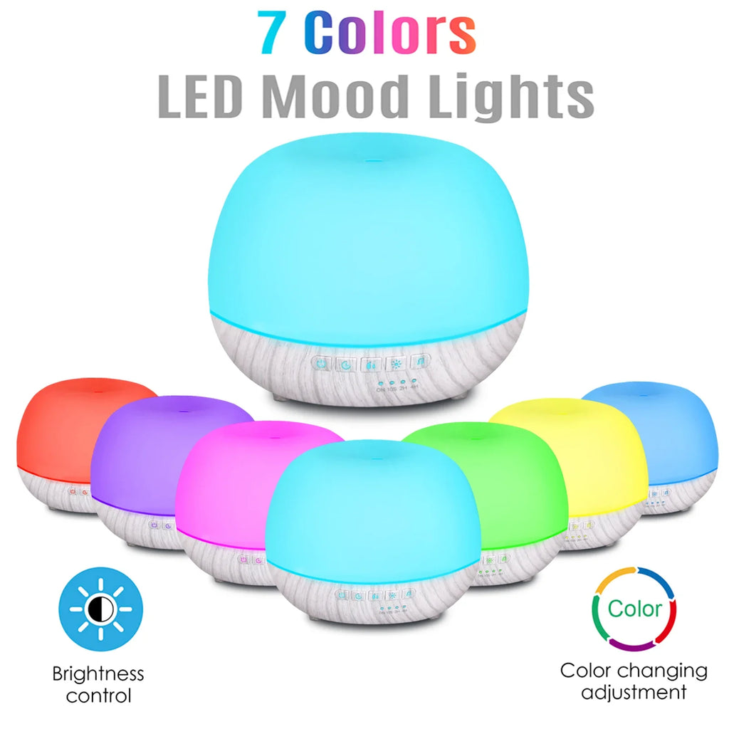Smart WiFi Aroma Diffuser 500ml | Tuya & Alexa Control + 7 LED Mood Lights