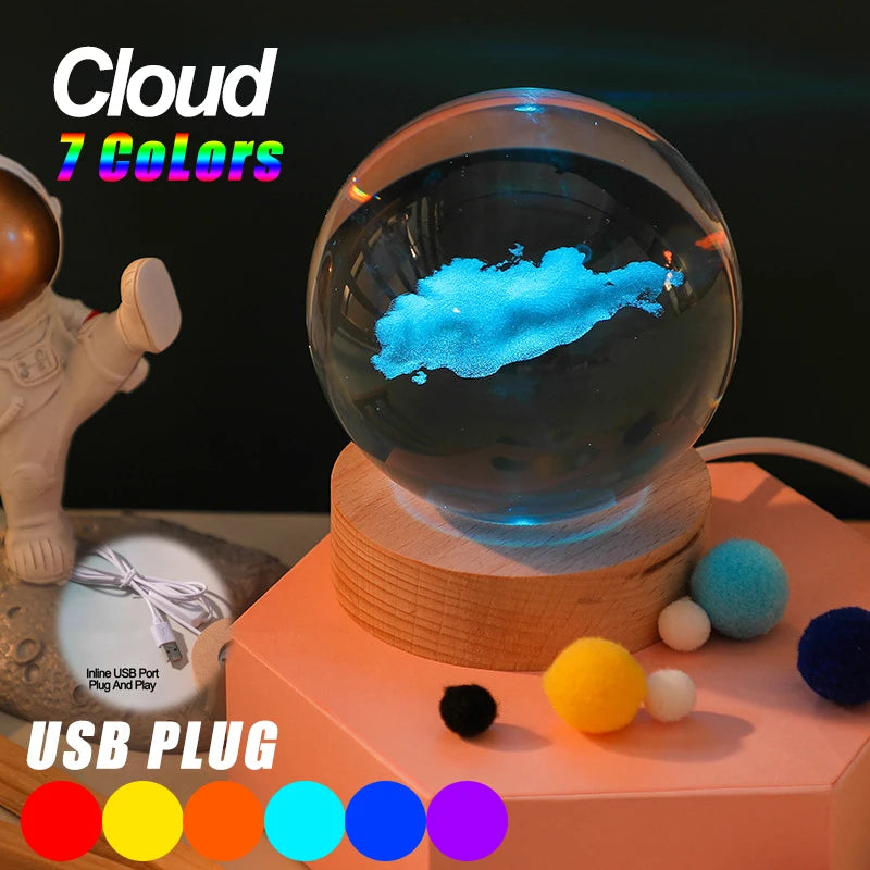 Cloud Crystal Ball Night Light