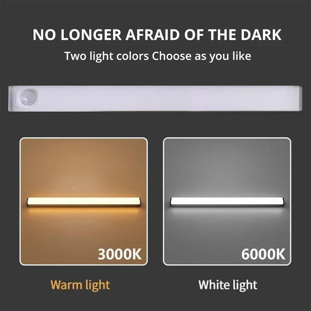 Motion Sensor LED Light Bar (USB, Magnetic, Rechargeable)