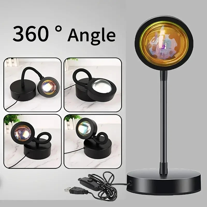 Aptelior SolAura™ – LED Sonnenuntergangsprojektor Atmosphärenlampe