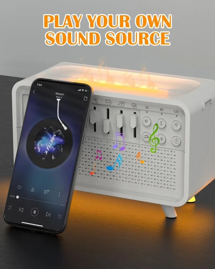 White Noise Machine with Aroma Diffuser & Night Light