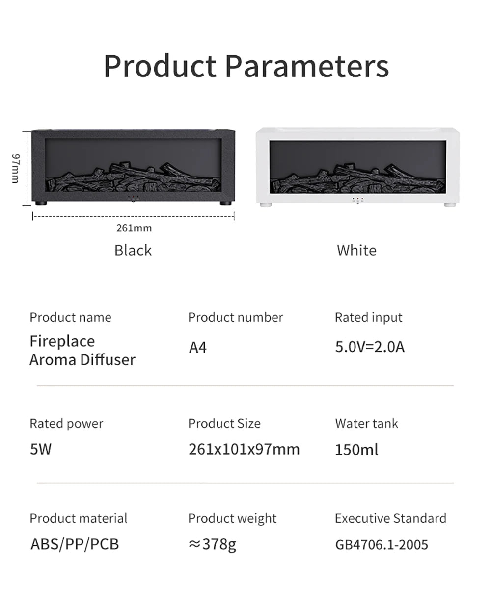 FlameMist™ Humidifier & Aroma Diffuser (Remote)