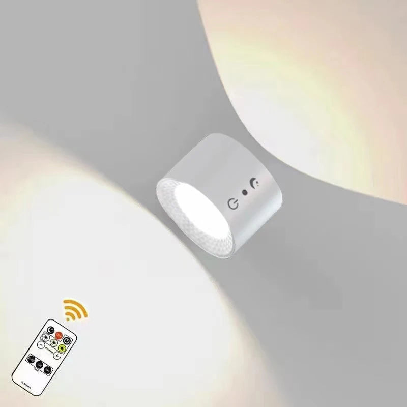 Double-Head Touch Wall Light (USB, Remote, 360°)