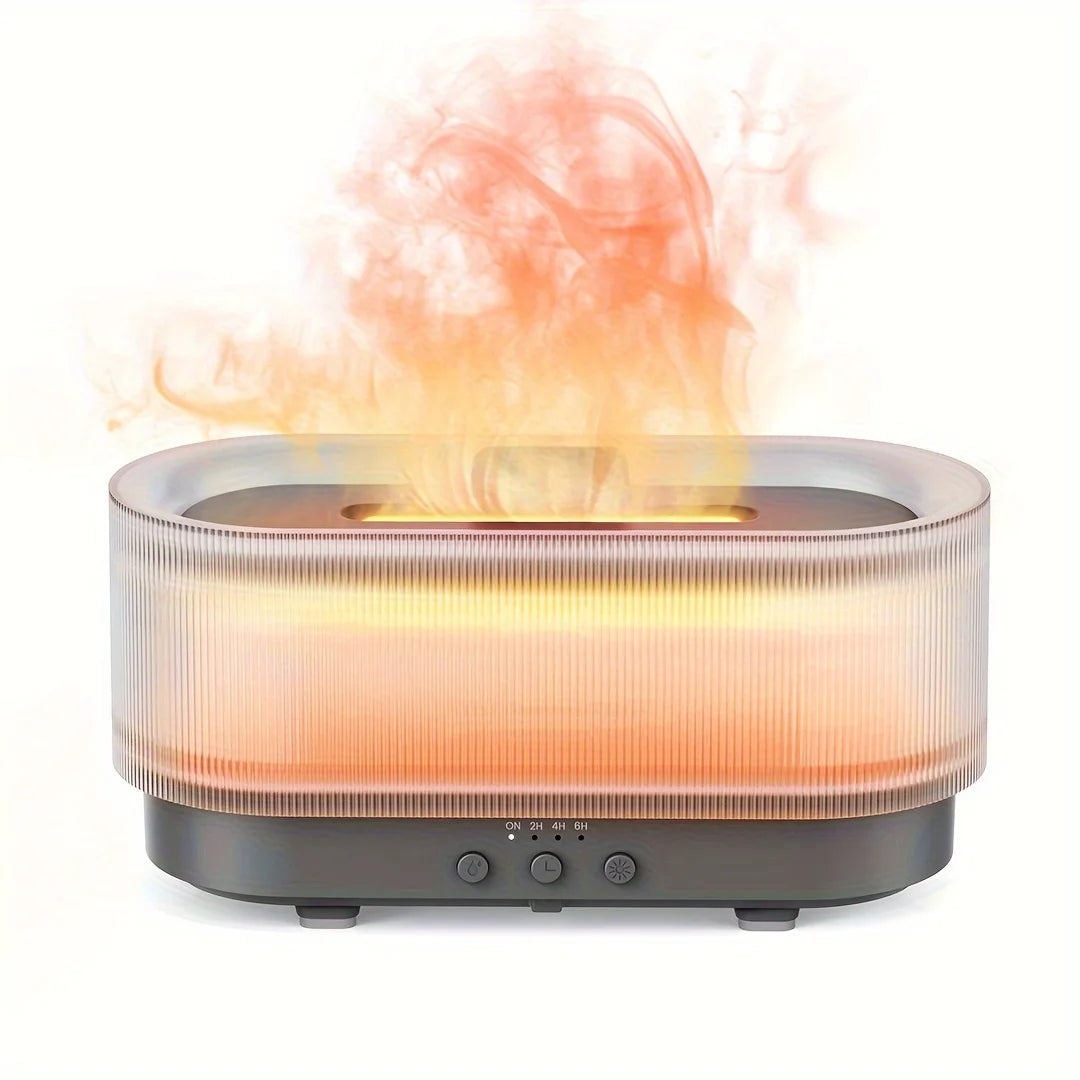 Flame Effect Aroma Diffuser (Ultrasonic Humidifier, Essential Oils)