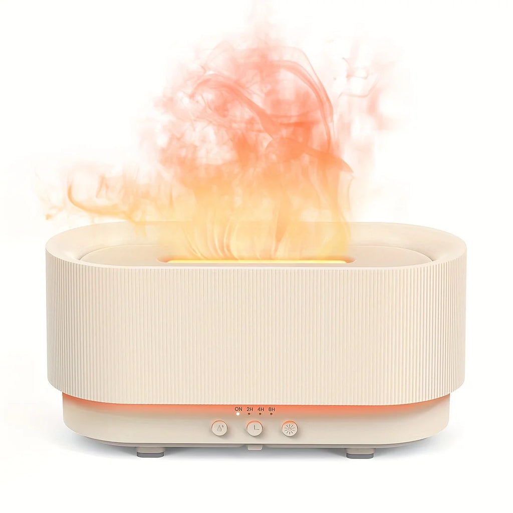 Flame Effect Aroma Diffuser (Ultrasonic Humidifier, Essential Oils)