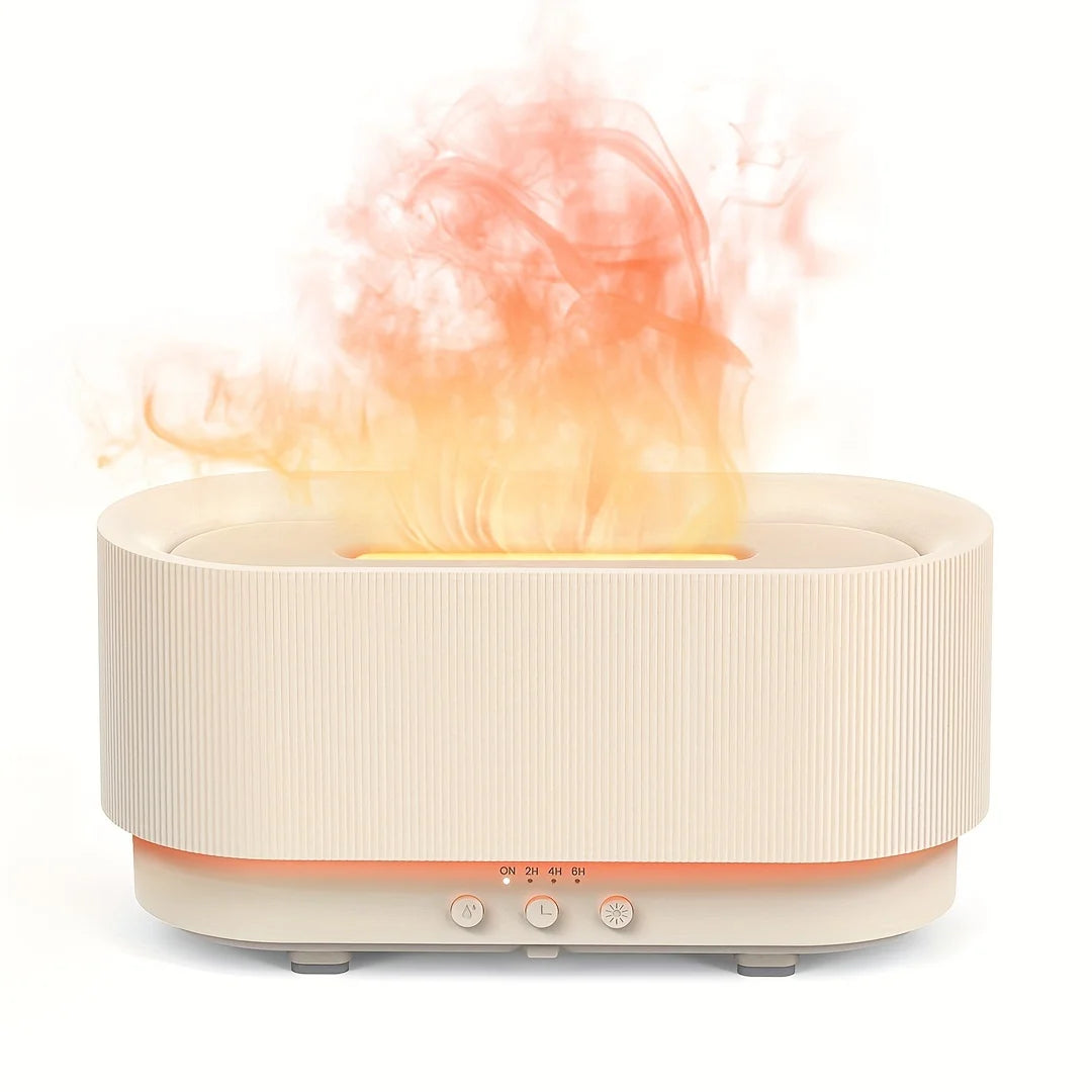 Flame Effect Aroma Diffuser (Ultrasonic Humidifier, Essential Oils)