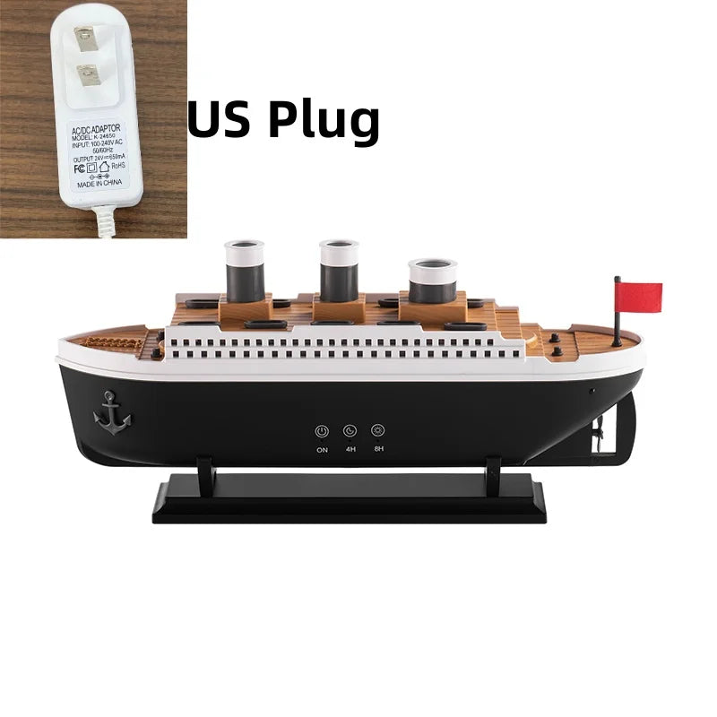 Aptelior OceanMist™ – 250ml Titanic Ship Air Humidifier & Aroma Diffuser
