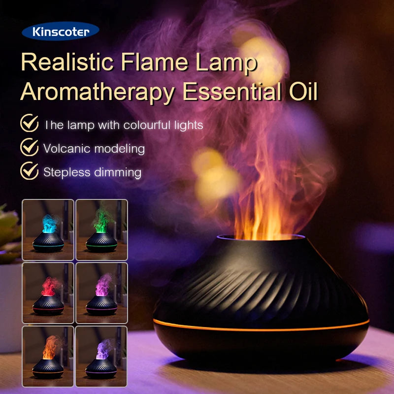 Difusor de aroma y humidificador Volcano Flame