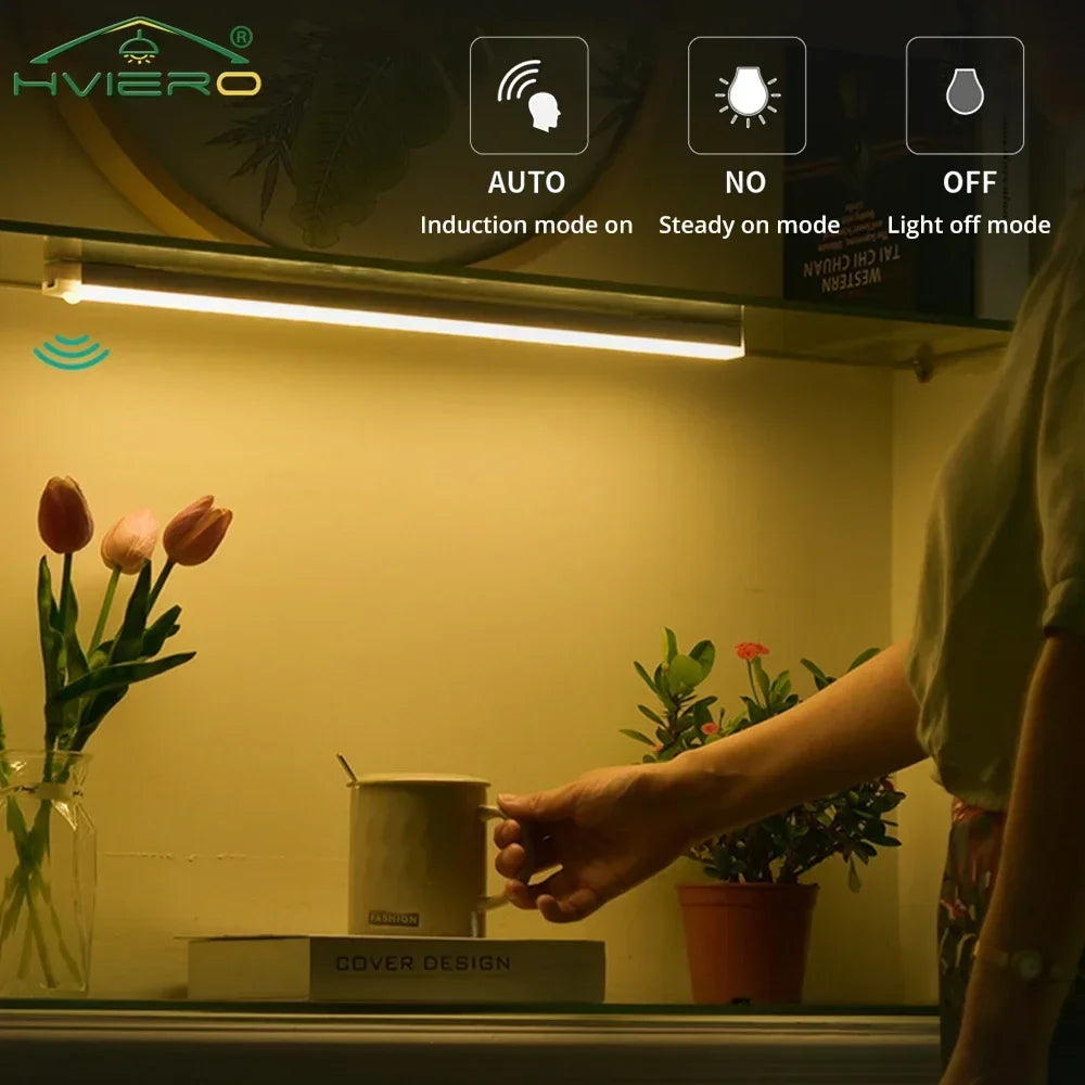 Motion Sensor LED Light Bar (USB, Magnetic, Rechargeable)