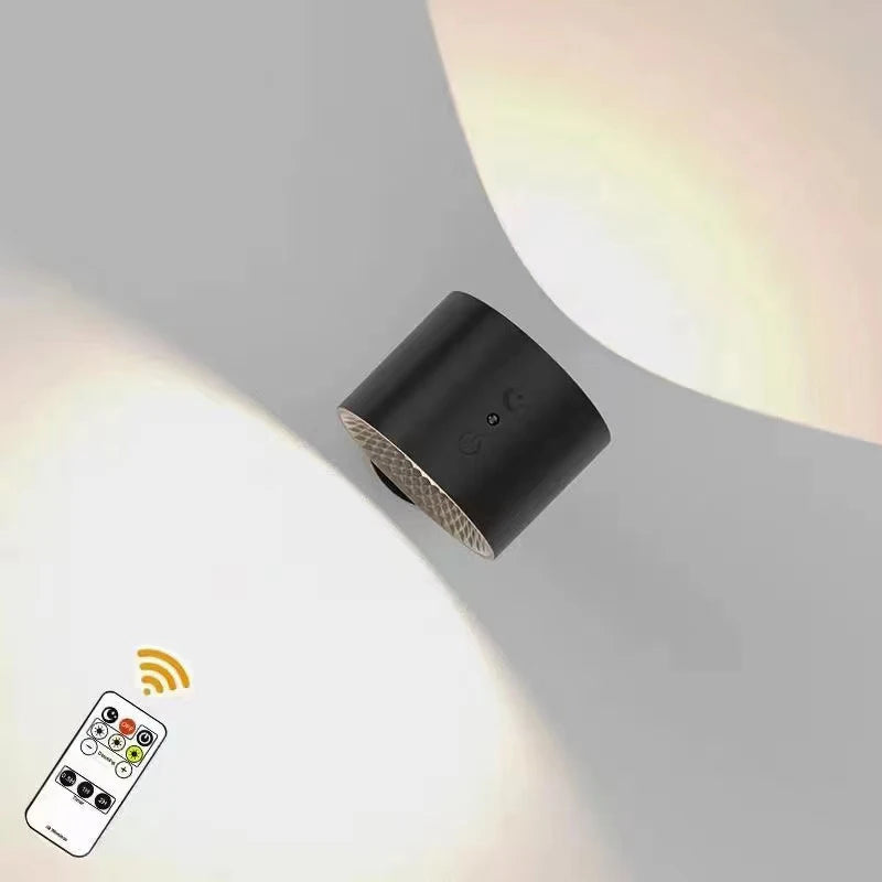Double-Head Touch Wall Light (USB, Remote, 360°)
