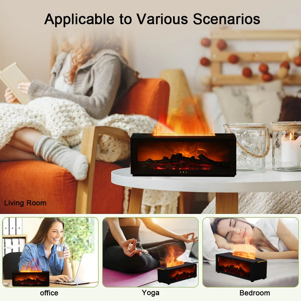 FlameMist™ Humidifier & Aroma Diffuser (Remote)