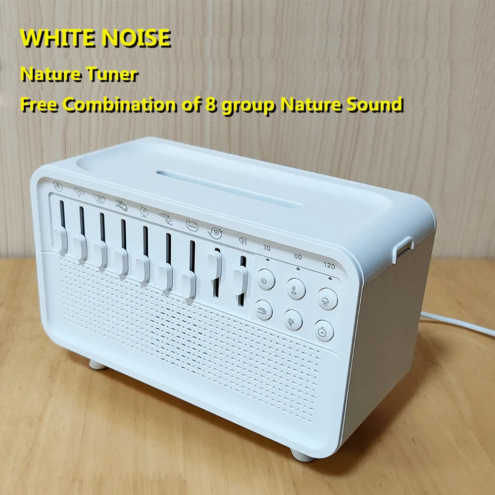 White Noise Machine with Aroma Diffuser & Night Light