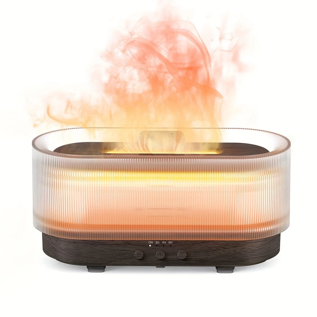 Flame Effect Aroma Diffuser (Ultrasonic Humidifier, Essential Oils)