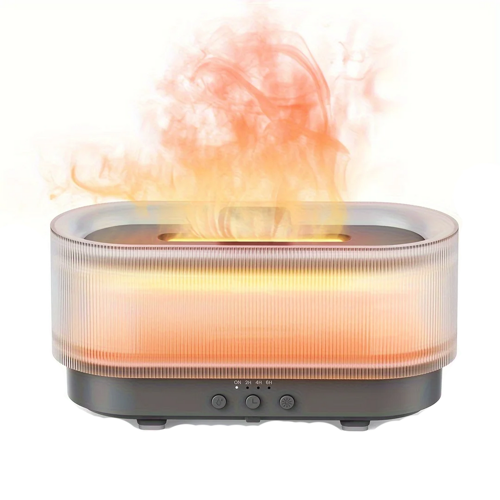 Flame Effect Aroma Diffuser (Ultrasonic Humidifier, Essential Oils)
