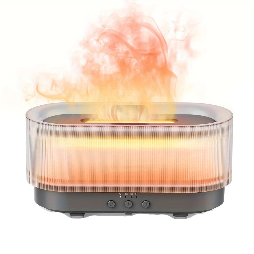 Flame Effect Aroma Diffuser (Ultrasonic Humidifier, Essential Oils)
