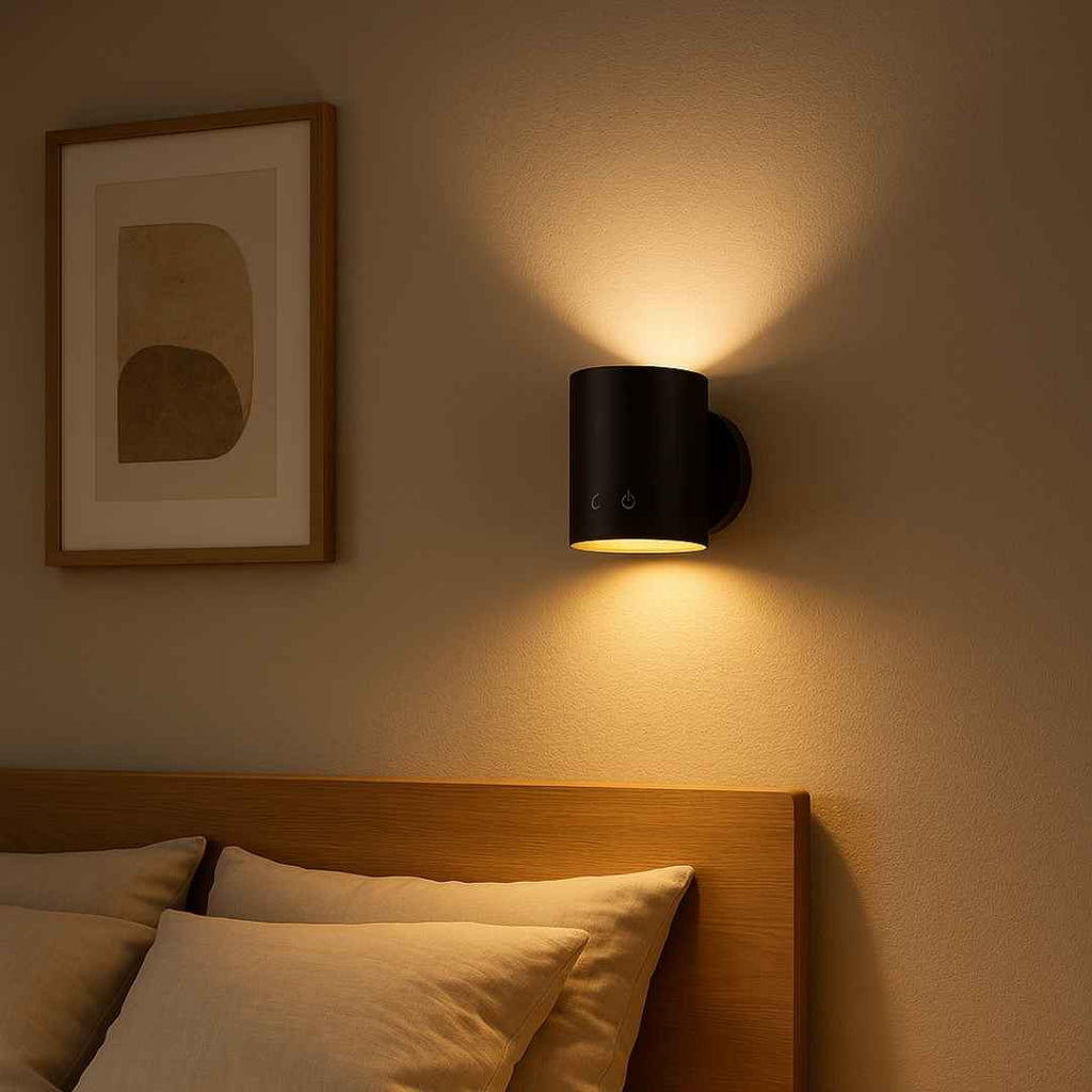 Double-Head Touch Wall Light (USB, Remote, 360°)