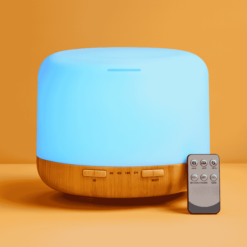 Aptelior ZenMist™ – Wood Grain Humidifier & Aroma Diffuser