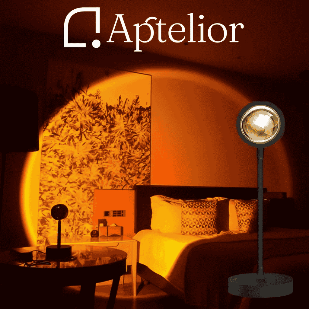 Aptelior SolAura™ – LED Sonnenuntergangsprojektor Atmosphärenlampe