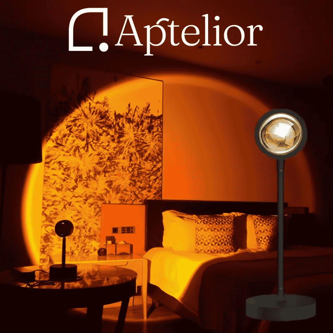 Aptelior SolAura™ – LED Sonnenuntergangsprojektor Atmosphärenlampe