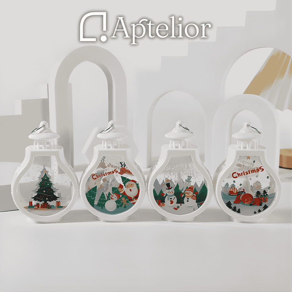 Aptelior LumiWind™ – Candelabro con lámpara de viento LED navideña 