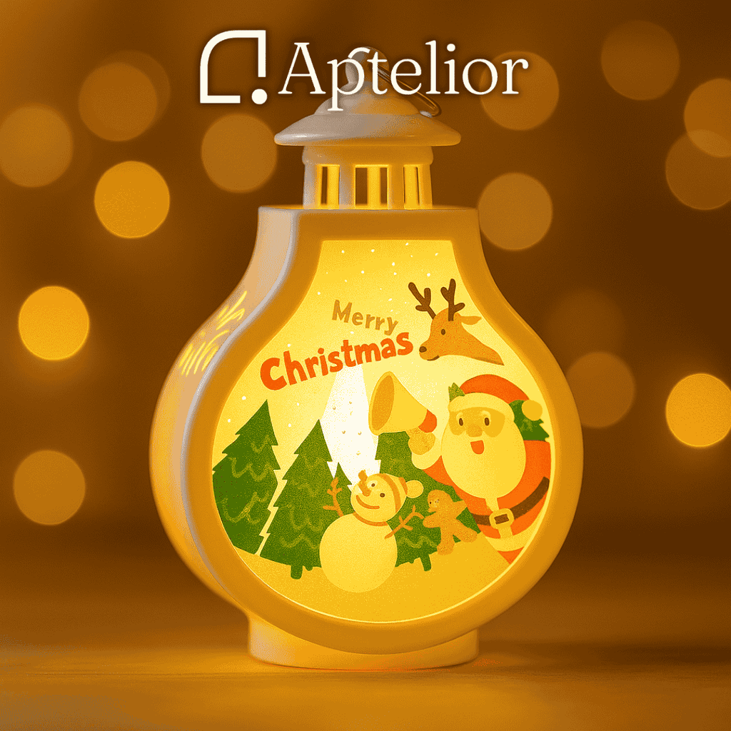 Aptelior LumiWind™ – Candelabro con lámpara de viento LED navideña 