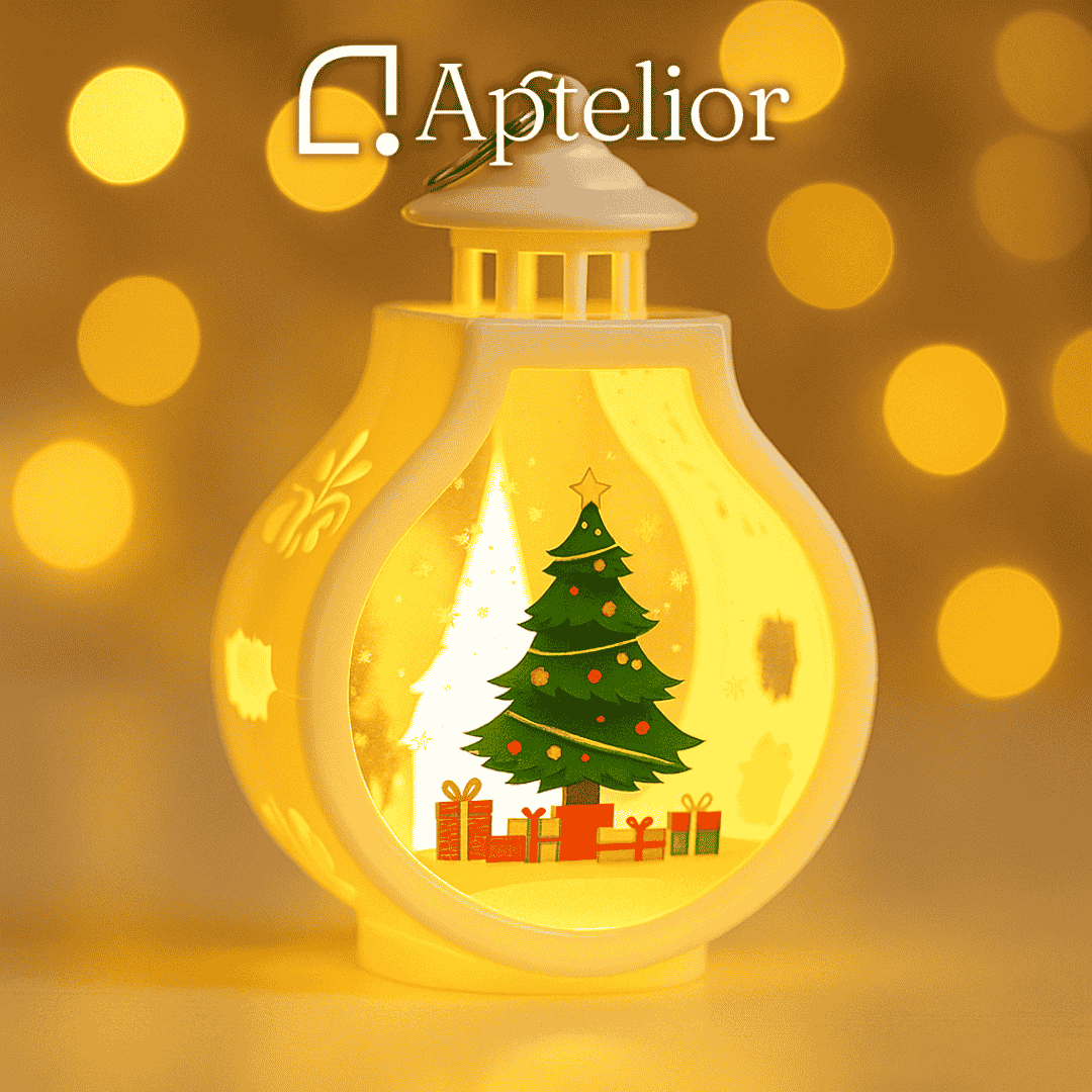 Aptelior LumiWind™ – Candelabro con lámpara de viento LED navideña 