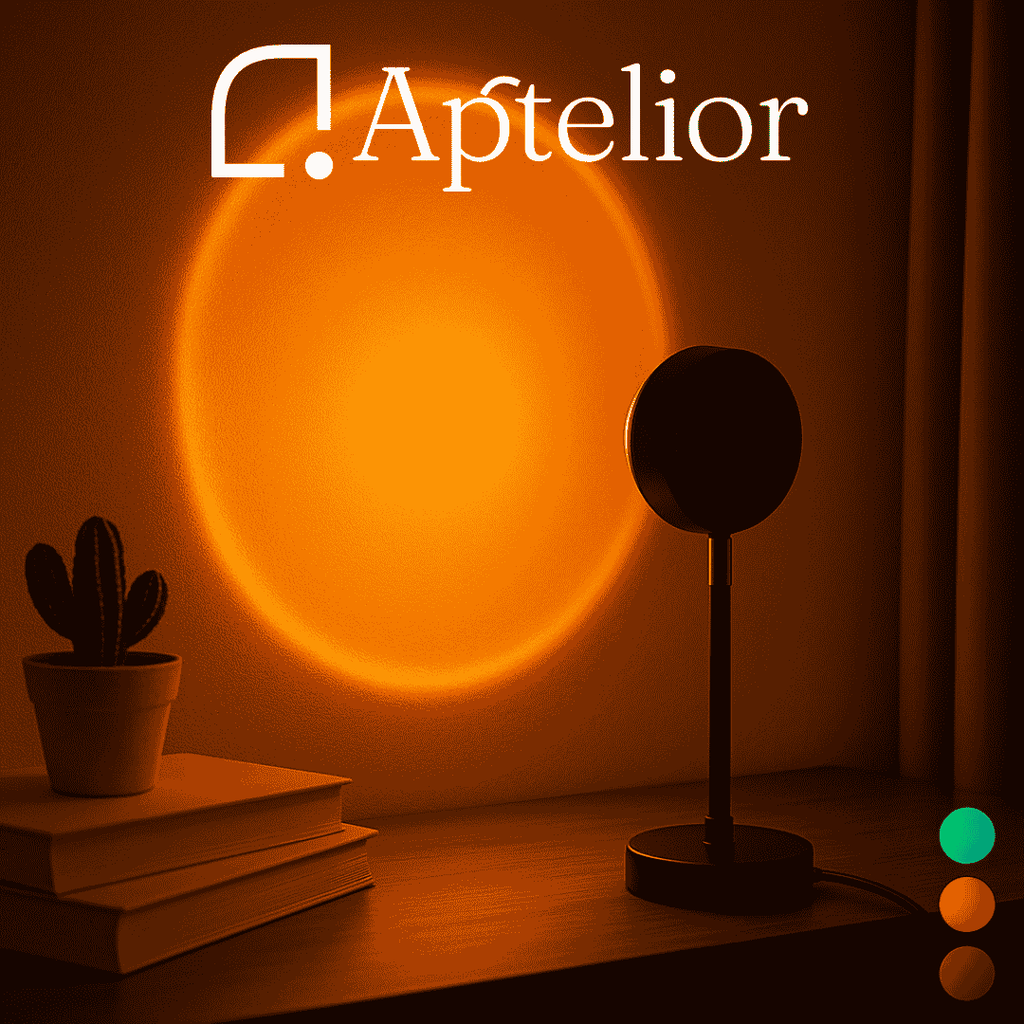 Aptelior SolAura™ – LED Sonnenuntergangsprojektor Atmosphärenlampe