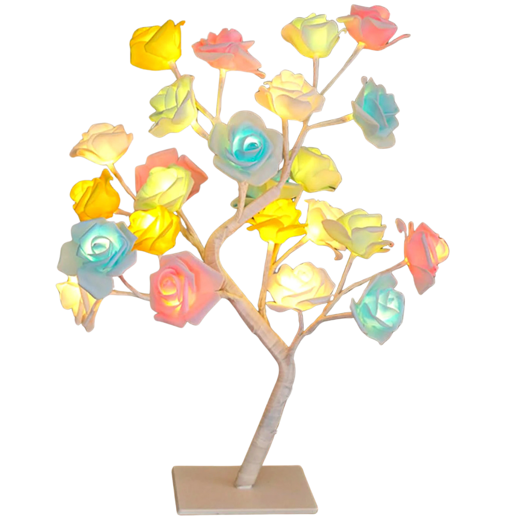 Aptelior RoséaTree™ – LED Rose Leaf Fairy Table Lamp