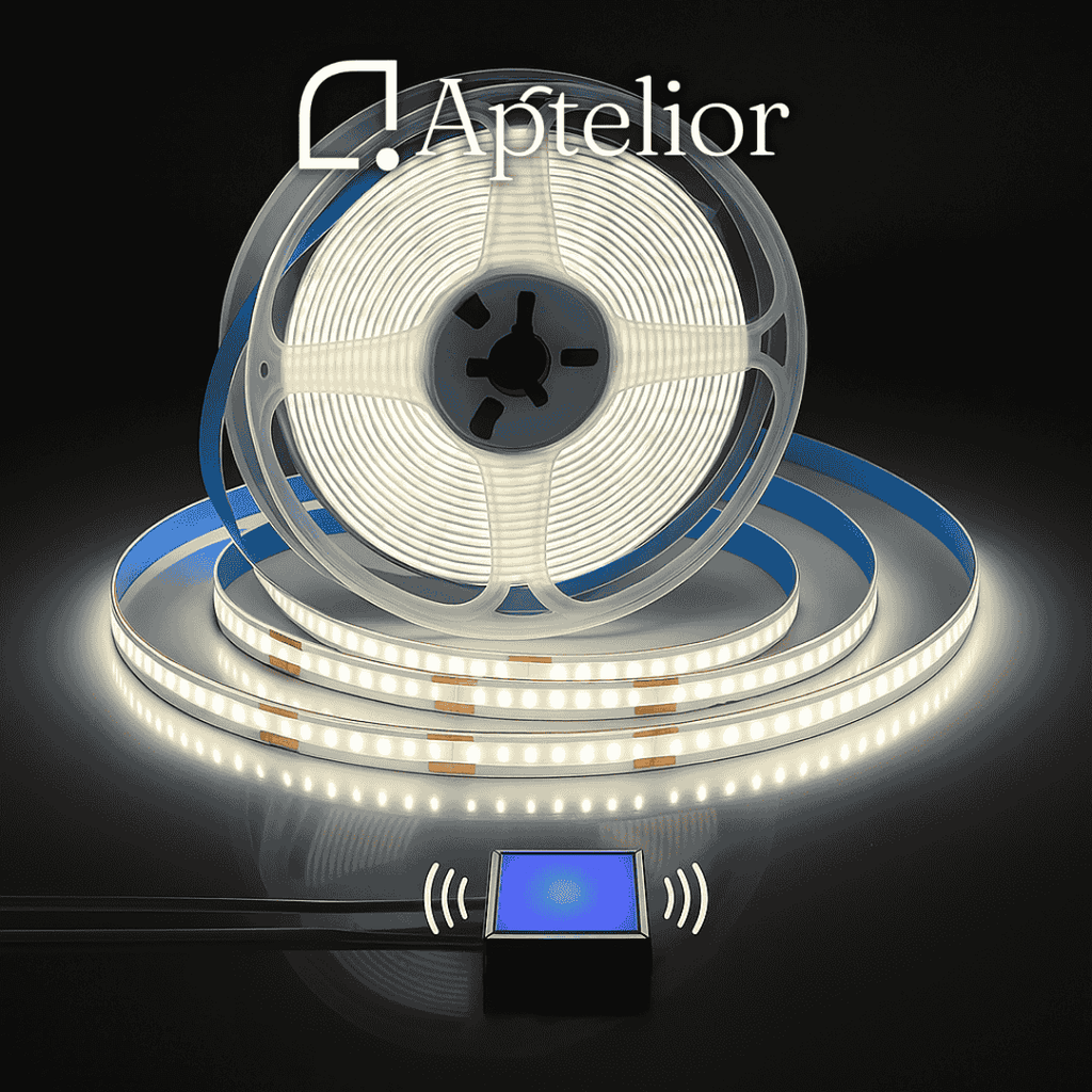 Aptelior LumaTrace™ – Smart Dimmable LED Mirror Backlight