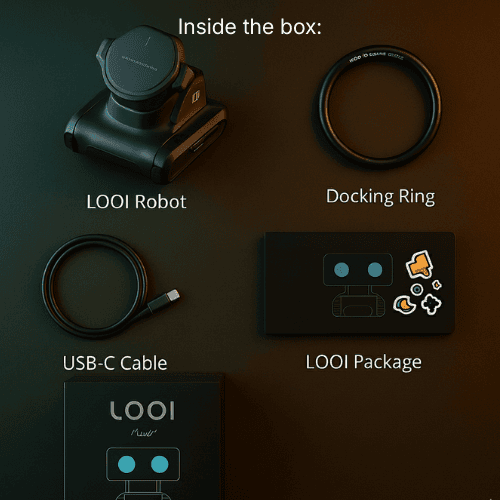 Aptelior Looi Robot™ — Intelligenter Sprach- und Sicht-Roboterbegleiter