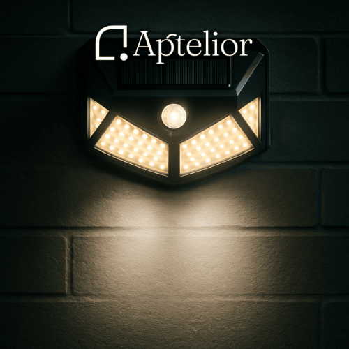 Aptelior SolarFlux™– Solar Motion Sensor Light