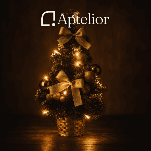 Aptelior GlowPine™ – Warm Light Mini Christmas Tree