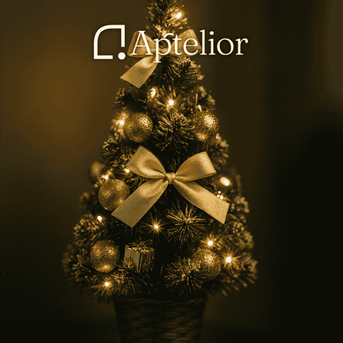 Aptelior GlowPine™ – Warm Light Mini Christmas Tree